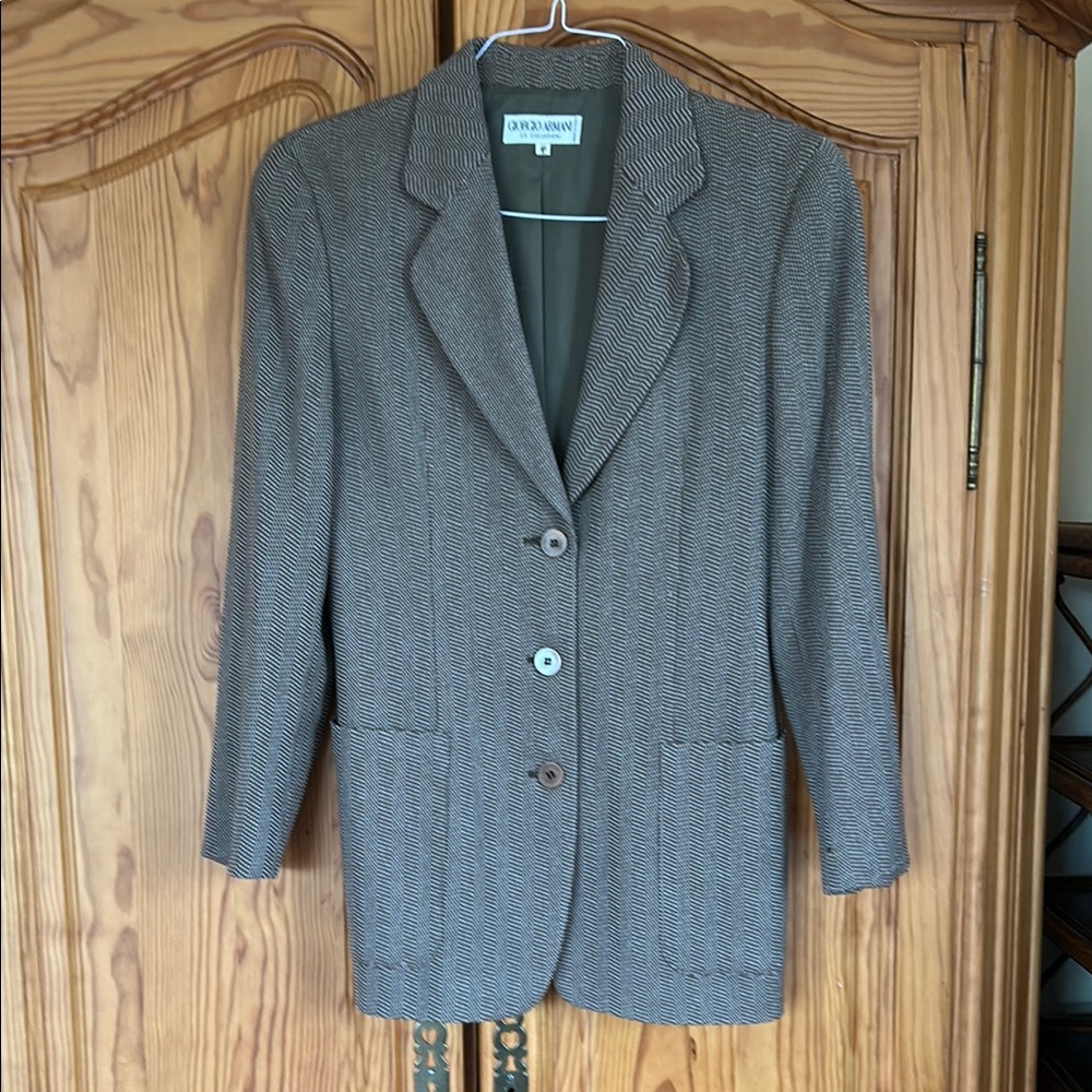 Giorgio Armani Women's Gray Blazer
